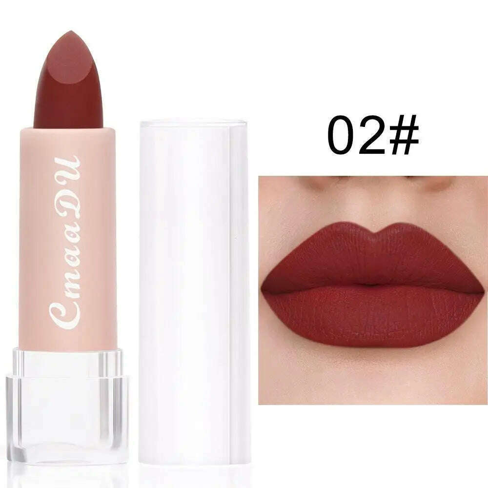 KIMLUD, 12 Color Lipstick Lip Makeup Sexy Woman Velvet Matte Lipgross Tint For Lips Long Lasting Waterproof Non-stick Cup Lip Cosmetics, B2 / CHINA, KIMLUD Womens Clothes