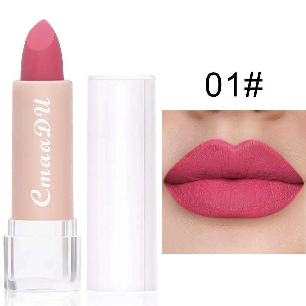 KIMLUD, 12 Color Lipstick Lip Makeup Sexy Woman Velvet Matte Lipgross Tint For Lips Long Lasting Waterproof Non-stick Cup Lip Cosmetics, B1 / CHINA, KIMLUD Womens Clothes