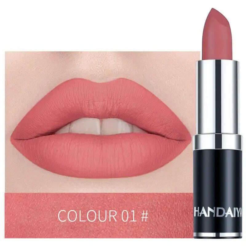KIMLUD, 12 Color Lipstick Lip Makeup Sexy Woman Velvet Matte Lipgross Tint For Lips Long Lasting Waterproof Non-stick Cup Lip Cosmetics, A1 / CHINA, KIMLUD Women's Clothes