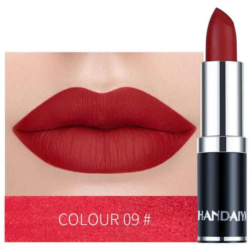 KIMLUD, 12 Color Lipstick Lip Makeup Sexy Woman Velvet Matte Lipgross Tint For Lips Long Lasting Waterproof Non-stick Cup Lip Cosmetics, A9 / CHINA, KIMLUD Women's Clothes