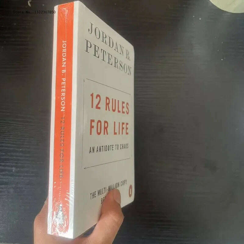 KIMLUD, 12 Rules for Life:An Antidote To Chaos By Jordan B. Peterson English Reading Books, KIMLUD Womens Clothes