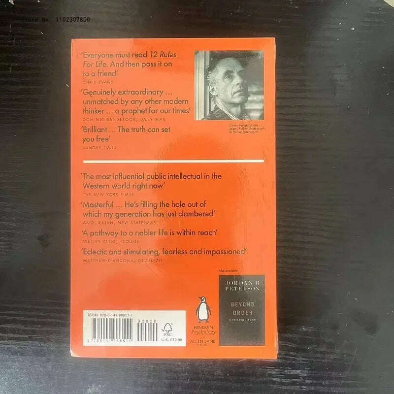 KIMLUD, 12 Rules for Life:An Antidote To Chaos By Jordan B. Peterson English Reading Books, KIMLUD Womens Clothes