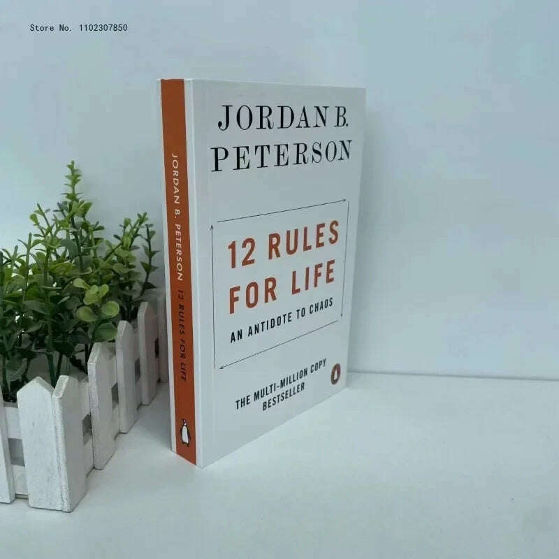 KIMLUD, 12 Rules for Life:An Antidote To Chaos By Jordan B. Peterson English Reading Books, KIMLUD Womens Clothes