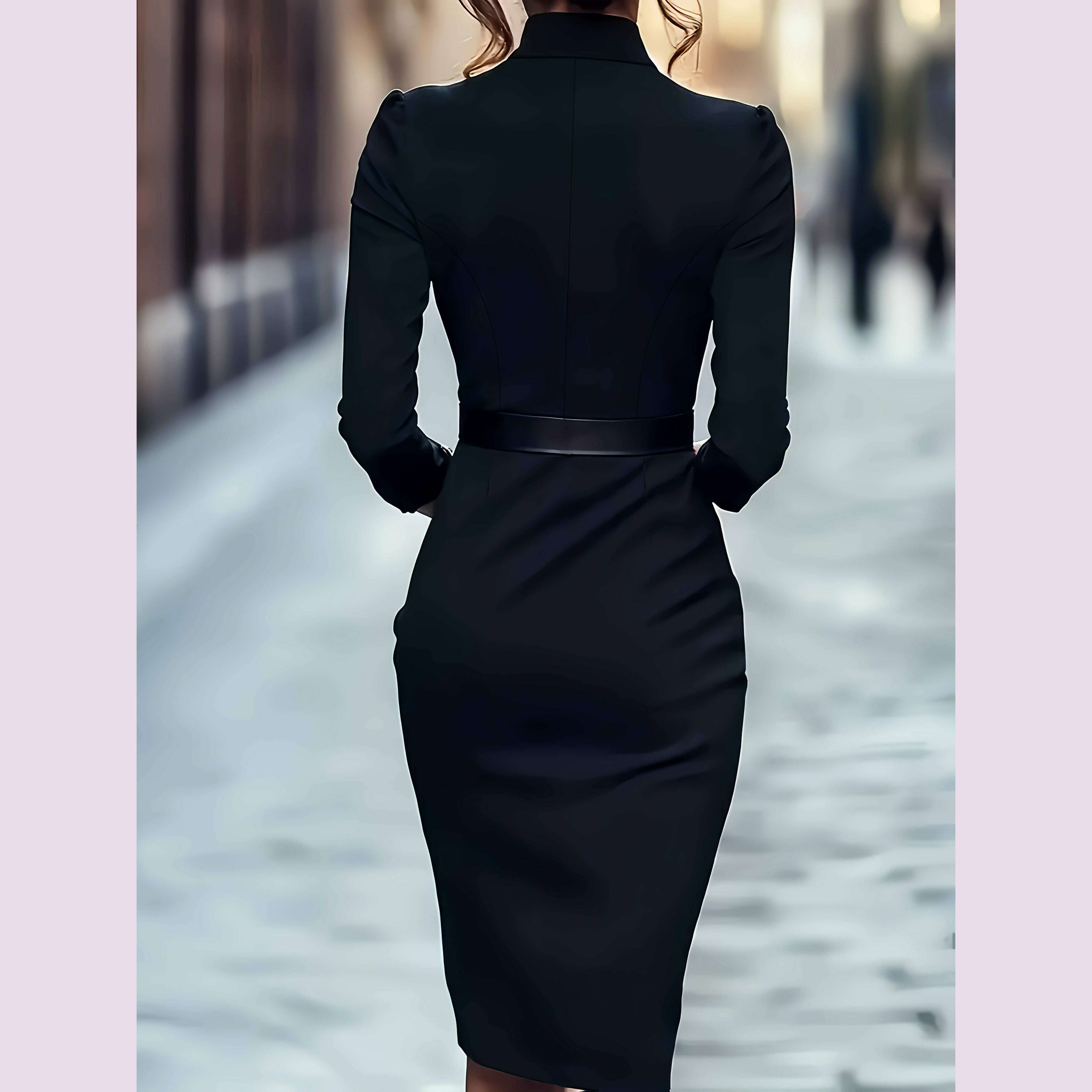elegant-black-dress-elegant-black-long-sleeve-dress-with-pockets-belted-waist---v-neck-knee-length-perfect-for-casual-or-business-wear-tailored-fit-all-season-versatility-business-casual-dress-vneck-dress-polyestkimlud-womens-fashion-34626050
