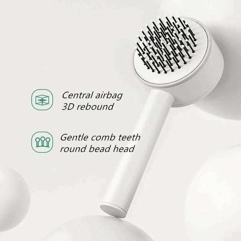 KIMLUD, 1PC Central 3D Airbag Hair Comb Detangling Hair Brush For Women LongHair Smooth Anti-Static Scalp Massage Hairbrush Dropshipping, KIMLUD Womens Clothes