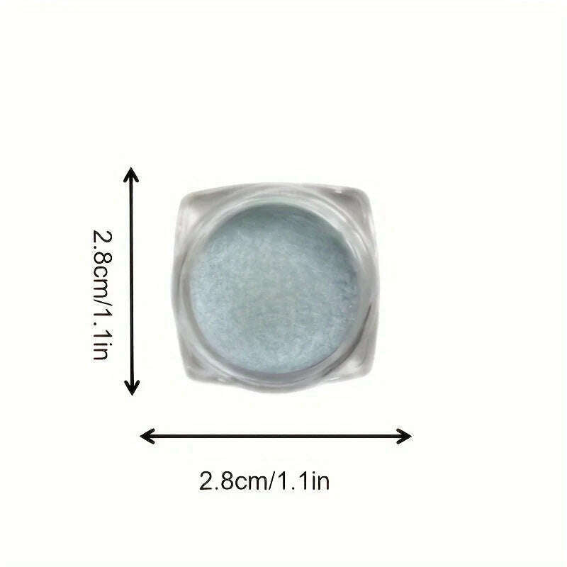 1PC Chameleon Glitter Eyeshadow Powder, Metallic Ultra-Fine Highlighter Chrome Blue Purple Shiny Powder, Multifunction Makeup - KIMLUD