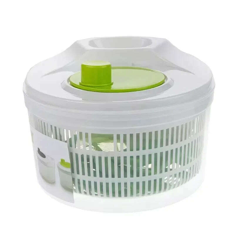 KIMLUD, 1pc Vegetable Washer Salad Spinner Dryer Drainer Crisp Filter for Washing Dry Leafy Greens Kitchen Tools Salad Spinner, 1pc, KIMLUD APPAREL - Womens Clothes