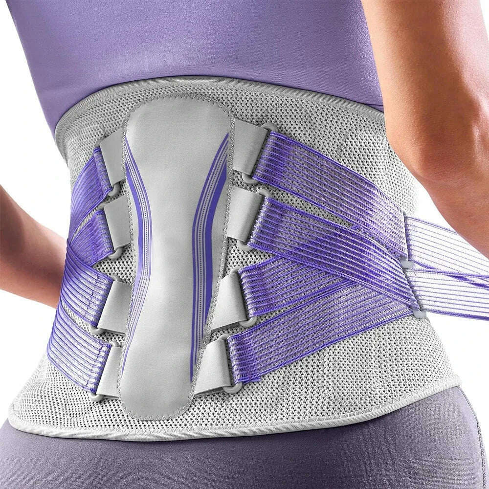 KIMLUD, 1PCS Back Braces for Lower Back Pain,Lumbar Support for Men & Women,Breathable Soft Mesh Fabric Back Support for Home & Lifting, AS Picture-1PCS / XXXL, KIMLUD APPAREL - Womens Clothes