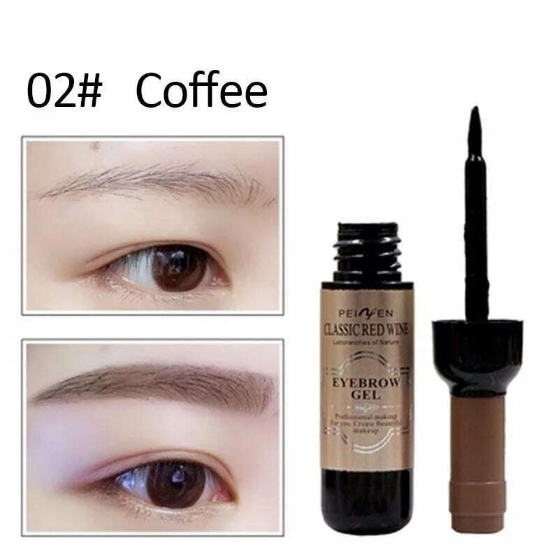 1Pcs Peel Off Eye Makeup Permanent Eye Brow Tattoo Tint Long Lasting Waterproof Dye Eyebrow Gel Cream Make Up Cosmetics - KIMLUD