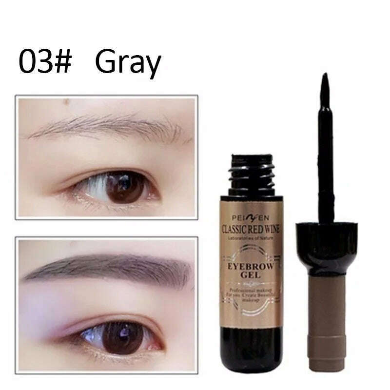 1Pcs Peel Off Eye Makeup Permanent Eye Brow Tattoo Tint Long Lasting Waterproof Dye Eyebrow Gel Cream Make Up Cosmetics - KIMLUD