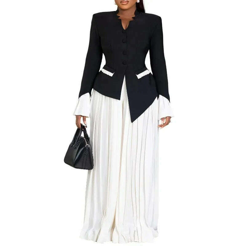 2 Piece Women Sets 2025 New Arrival Spring Summer Matching Sets Solid Color Two Pieces Sets Top Pants Suits Outfits Clothing - KIMLUD