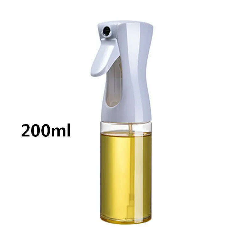 KIMLUD, 200/300/500ml Oil Spray for Kitchen Oil Nebulizer Dispenser Spray Oil Sprayer Airfryer BBQ Camping Olive Oil Diffuser Cooking, 200ml white, KIMLUD Womens Clothes