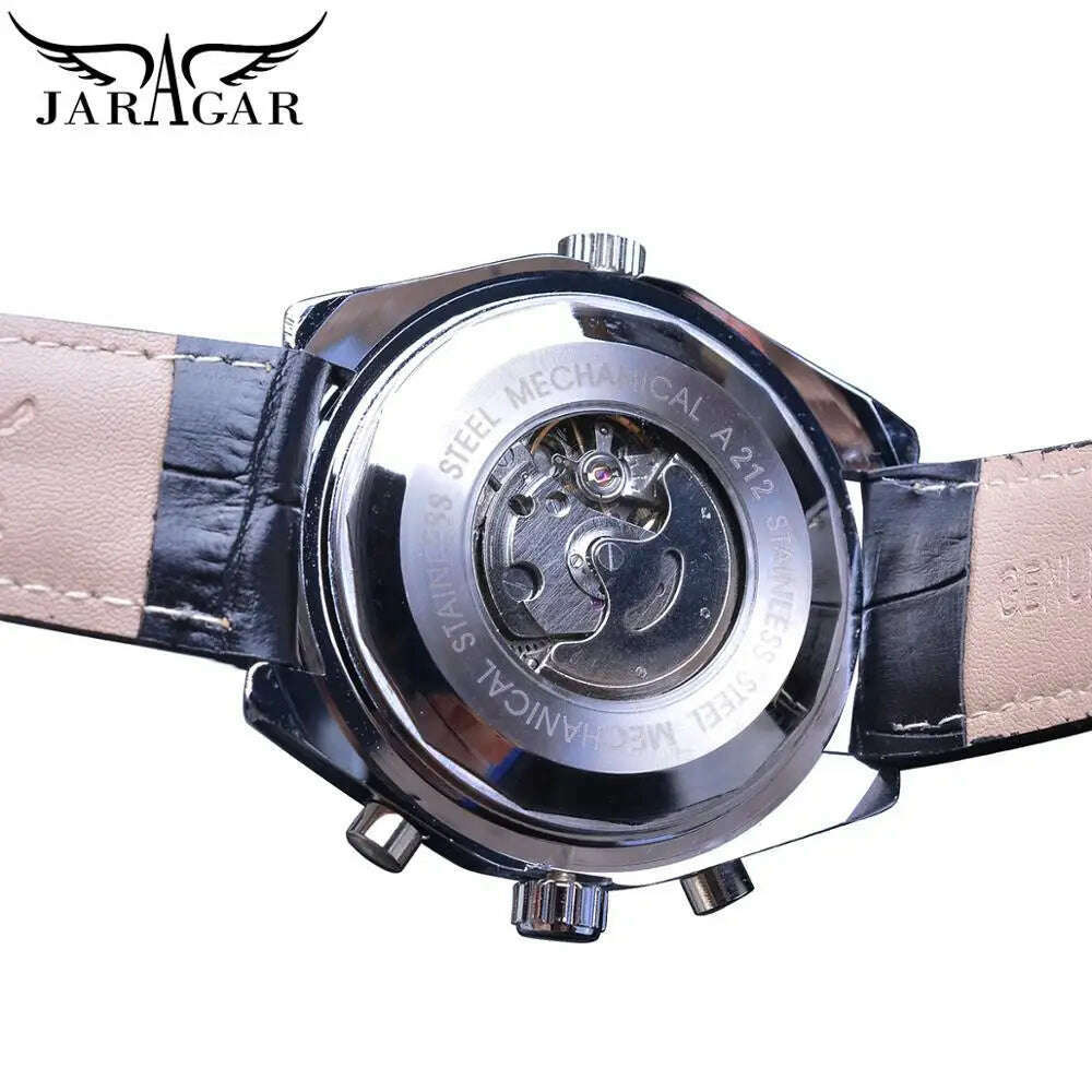 KIMLUD, 2020 Jaragar Top Brand Luxury Mechanical Male Watches Blue Glass Aviator Series Military True Men's Sport Automatic Wrist Watch, KIMLUD Womens Clothes
