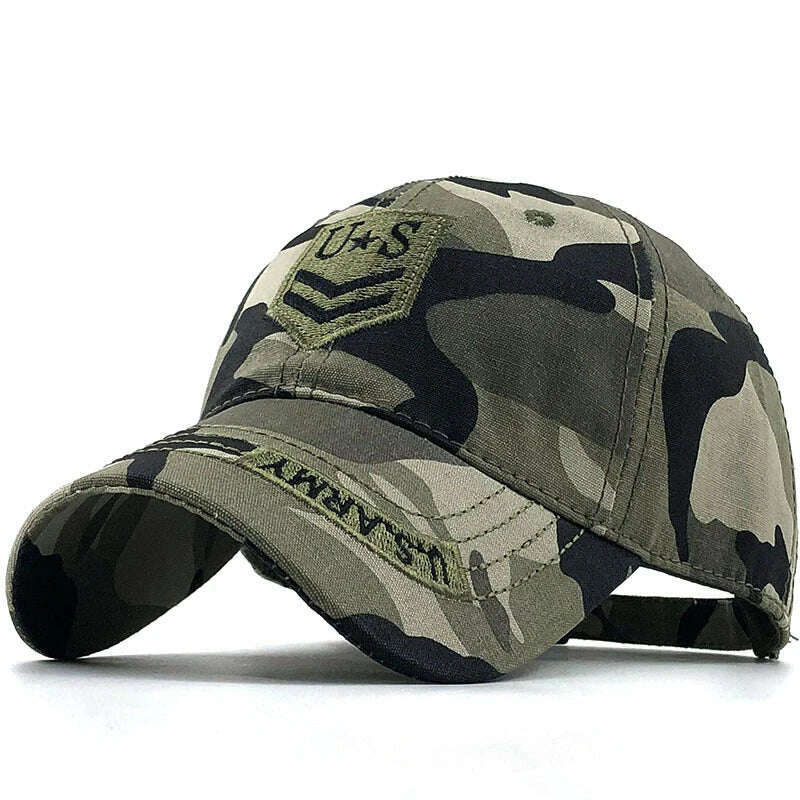 KIMLUD, 2020 New Camo Baseball Cap Fishing Caps Men Outdoor Hunting Camouflage Jungle Hat Airsoft Tactical Hiking Casquette Hats, KIMLUD Womens Clothes