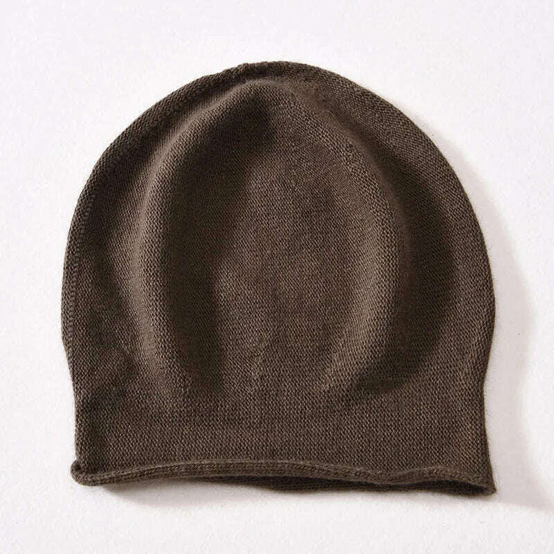 2020 New Cashmere Beanie Hat Women Winter Hats Crimping Wool Knitted Warm Skullies Beanies For Women Gorros Female Cap - KIMLUD