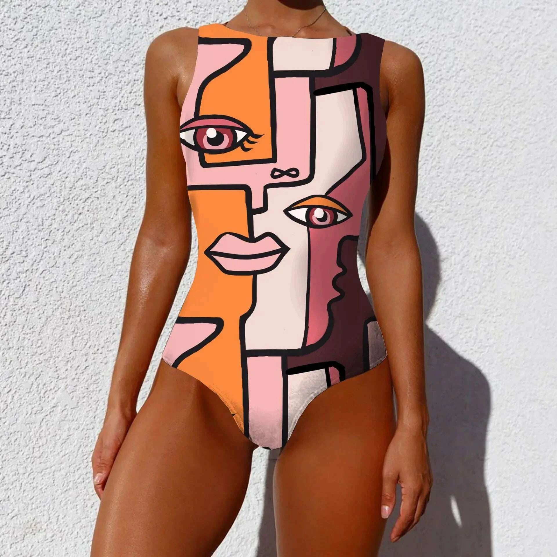 2021 One Piece Swimsuit Women Swimwear Monokini Long Sleeve Printed Floral Female Bathing Suit Surfing Bodysuit Swim Wear Beach