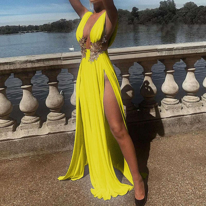 2021 Summer Sexy Beach Cover Up Women Deep V Neck Dress Tunic Pareos Ladies Kaftan Robe Cover-up Woman Beach Wear Swimsuit - KIMLUD