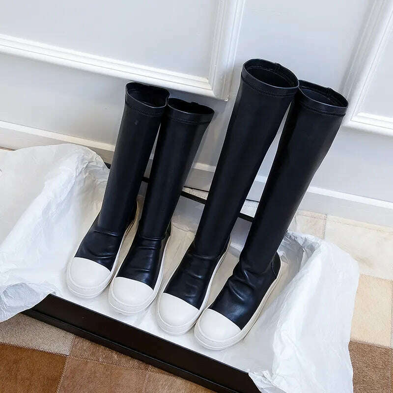 KIMLUD, 2022 New Shoes Winter Casual Women Boots Black Over the Knee Boots Sexy Female Autumn Winter lady Thigh High Boots, KIMLUD Womens Clothes