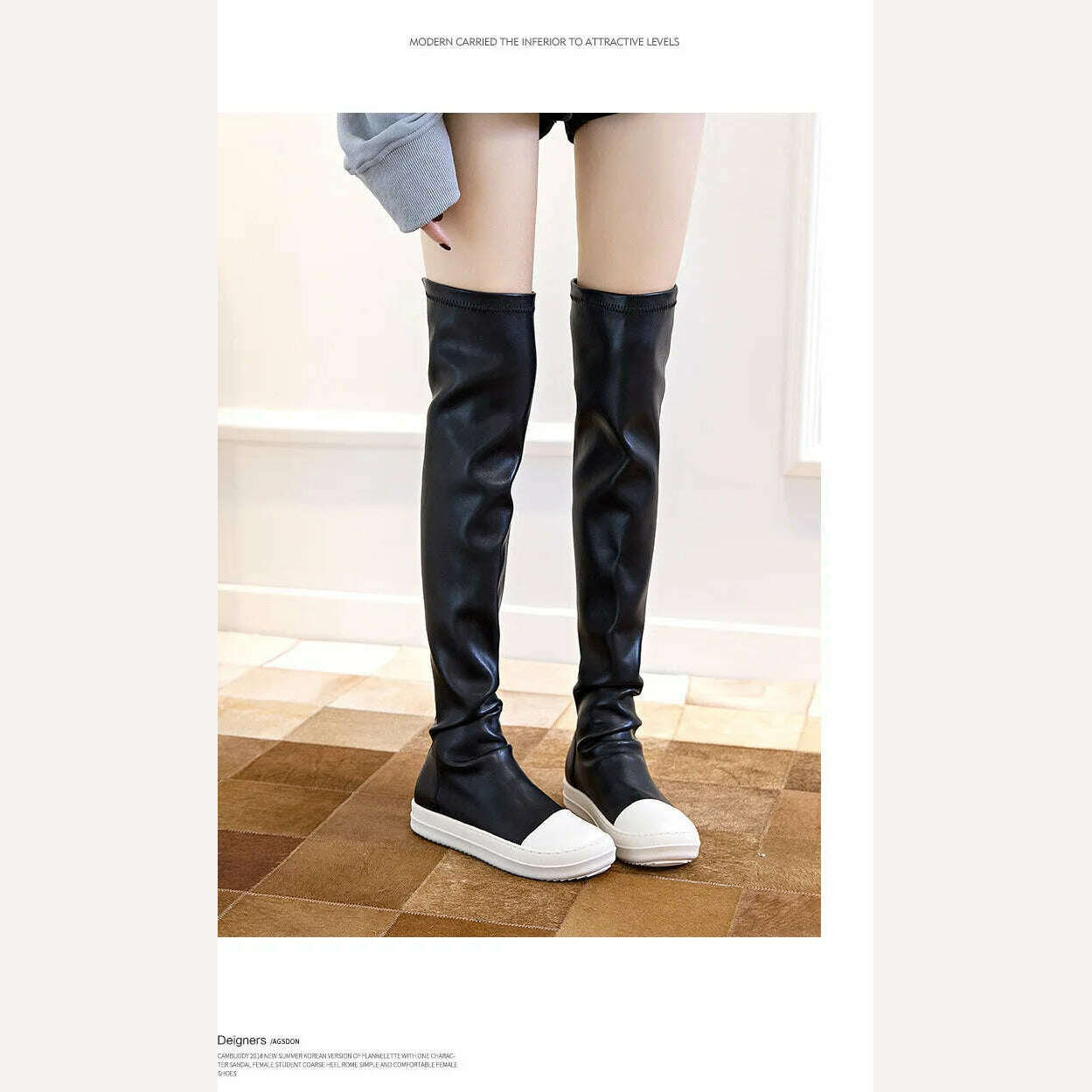 KIMLUD, 2022 New Shoes Winter Casual Women Boots Black Over the Knee Boots Sexy Female Autumn Winter lady Thigh High Boots, KIMLUD Women's Clothes