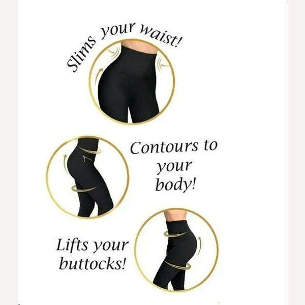 KIMLUD, 2022 New Women's High Waist Stovepipe Weight Loss Hip Hip Pants Shaping Leggings Shaping Pants Large Size Bodysuit Pants XS-8XL, KIMLUD Womens Clothes