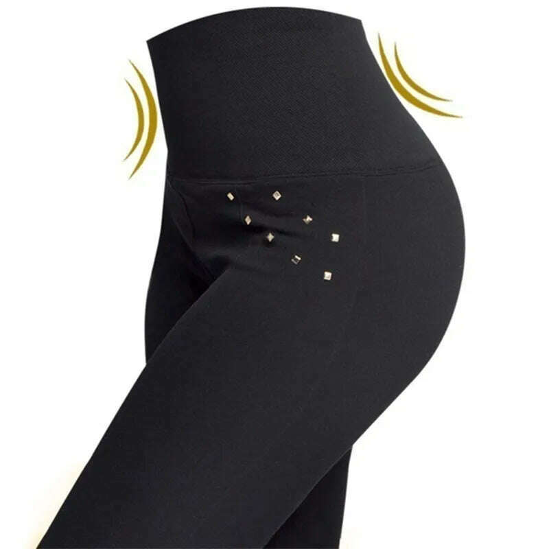 KIMLUD, 2022 New Women's High Waist Stovepipe Weight Loss Hip Hip Pants Shaping Leggings Shaping Pants Large Size Bodysuit Pants XS-8XL, KIMLUD Womens Clothes