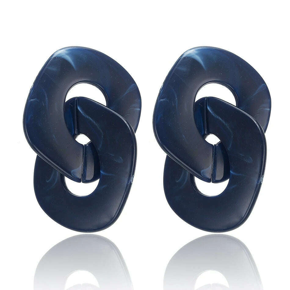 2022 Women Acrylic Minimalist Earrings Charm Statement Geometric Earring Pendant Fashion Jewelry Gifts Pendientes Brincos - KIMLUD