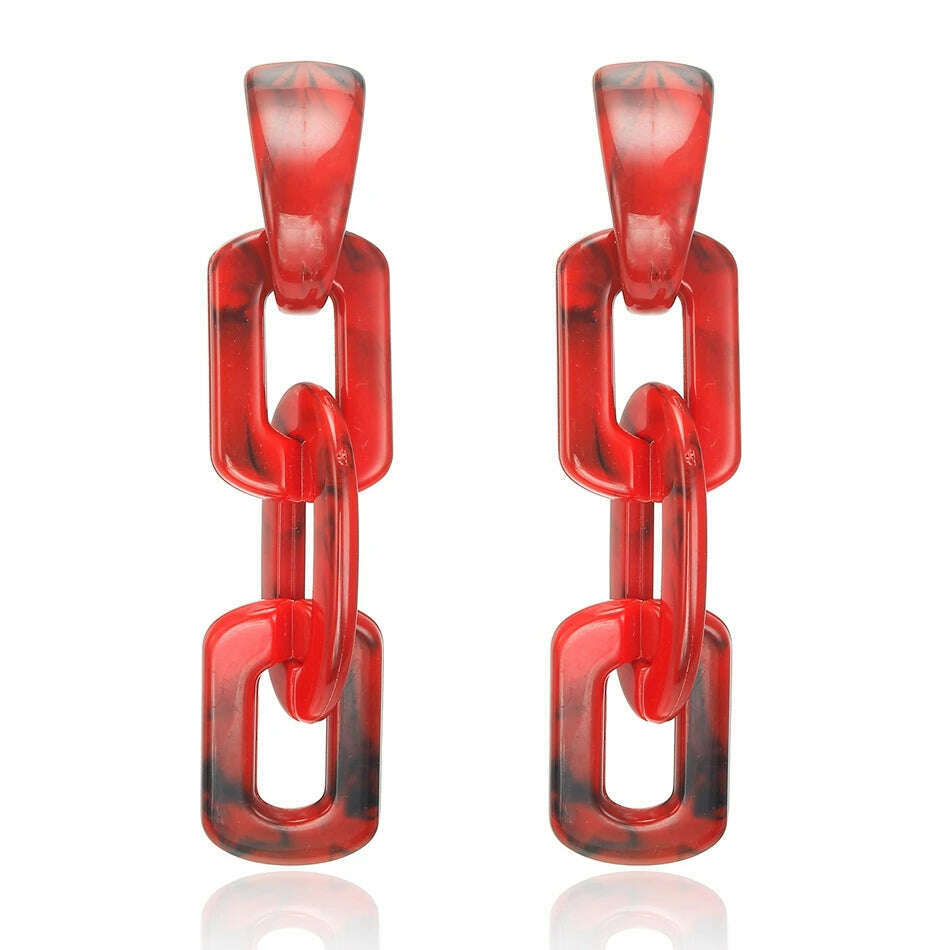 2022 Women Acrylic Minimalist Earrings Charm Statement Geometric Earring Pendant Fashion Jewelry Gifts Pendientes Brincos - KIMLUD