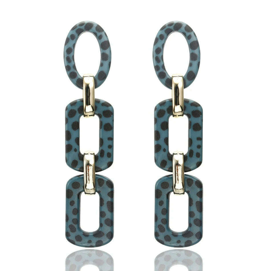 KIMLUD, 2022 Women Acrylic Minimalist Earrings Charm Statement Geometric Earring Pendant Fashion Jewelry Gifts Pendientes Brincos, SP546-Blue, KIMLUD Women's Clothes
