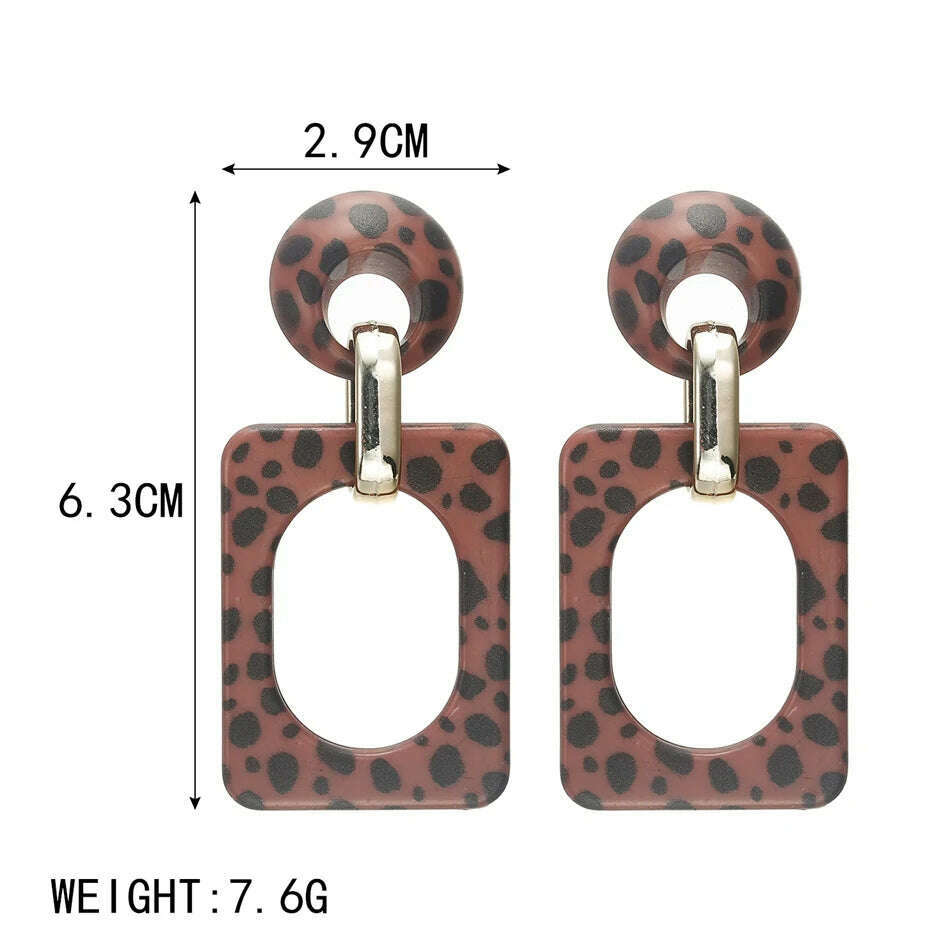 KIMLUD, 2022 Women Acrylic Minimalist Earrings Charm Statement Geometric Earring Pendant Fashion Jewelry Gifts Pendientes Brincos, SP545-Pink, KIMLUD Women's Clothes