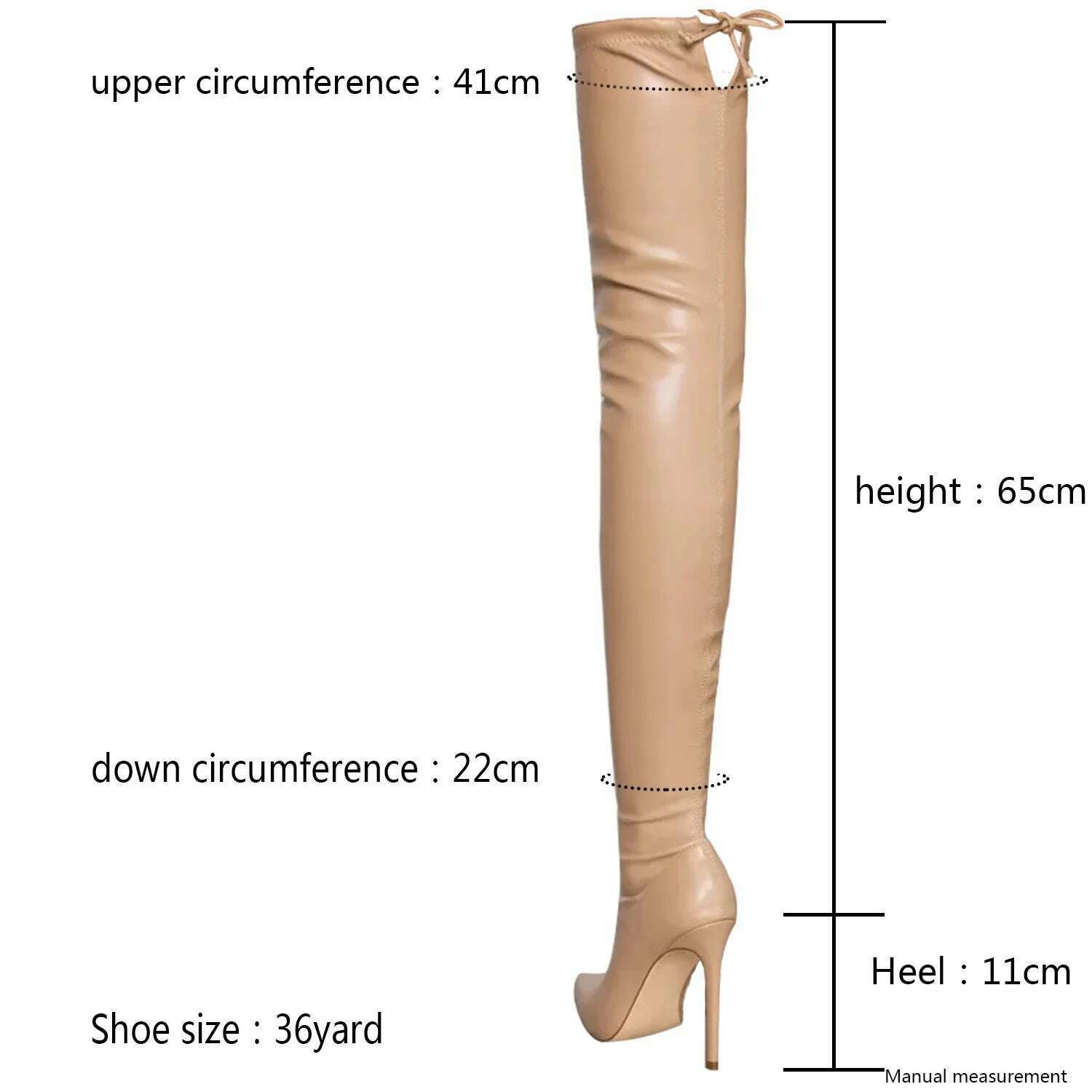 KIMLUD, 2023 Black Thigh High Boots Women Shoes Sexy High Heels Side Zip Women's Over-the-knee Boots Pointed Toe Knee High Boots, KIMLUD Womens Clothes