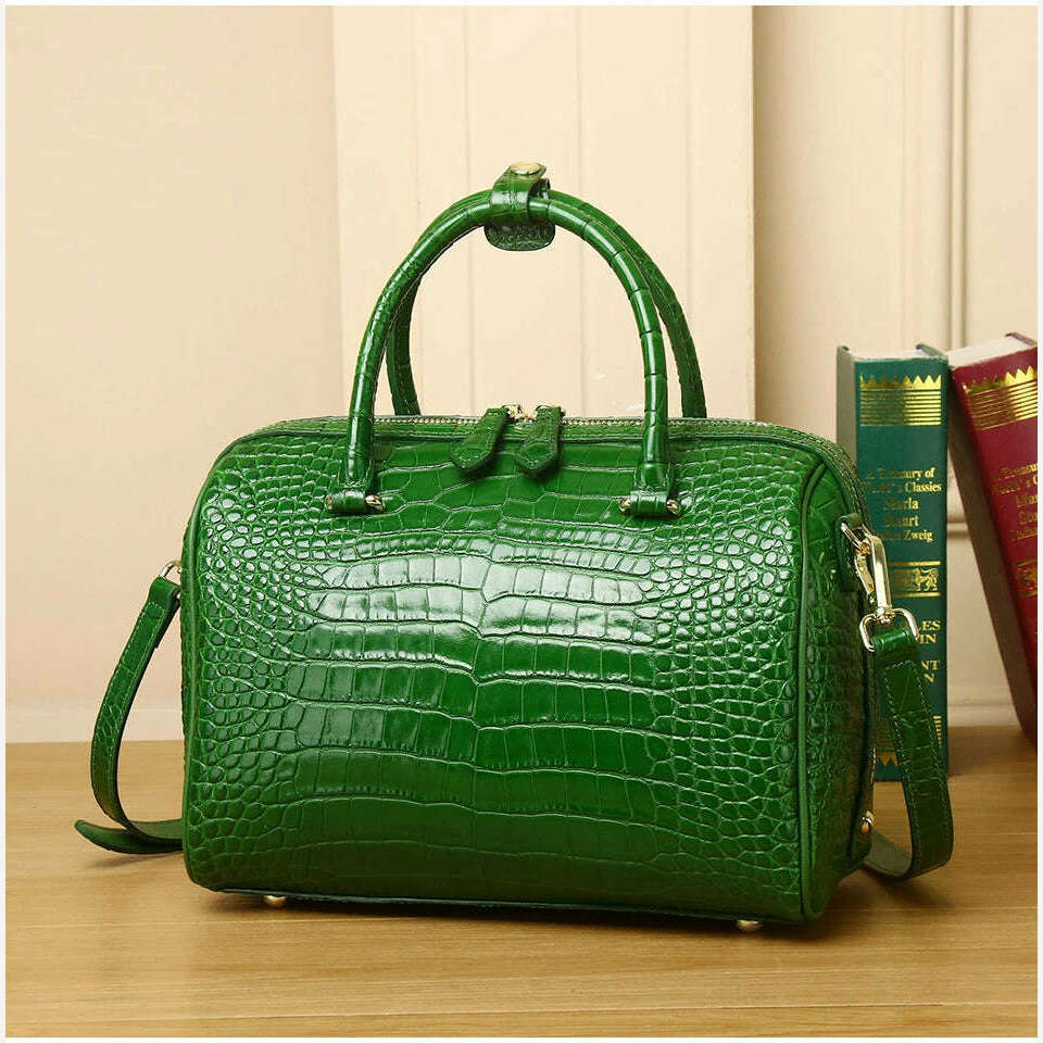KIMLUD, 2023 New handbags for women luxury designer handbag real cowhdie Female bag fashion pillow bag high quality genuine leather bag, Green, KIMLUD Womens Clothes