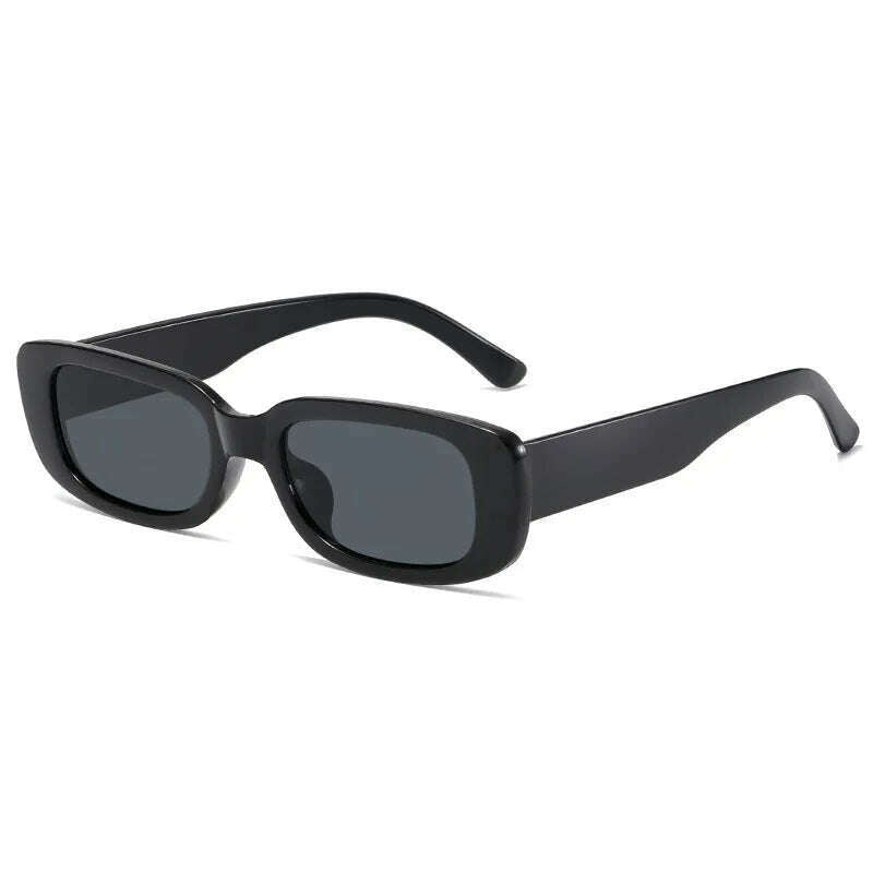 2023 New Retro Small Sunglasses Men's and Women's Fashion Trendy Vintage Popular Square Frame Rectangle Sunglasses UV Protection - KIMLUD