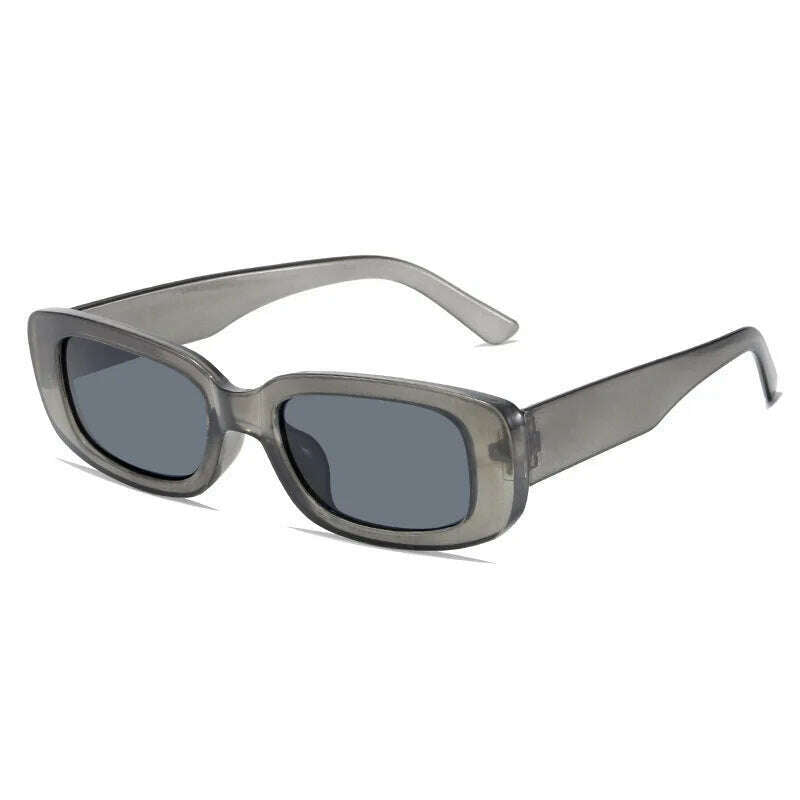 2023 New Retro Small Sunglasses Men's and Women's Fashion Trendy Vintage Popular Square Frame Rectangle Sunglasses UV Protection - KIMLUD