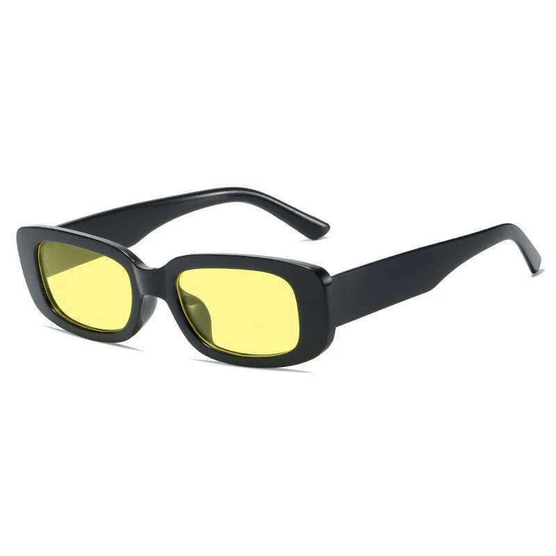 2023 New Retro Small Sunglasses Men's and Women's Fashion Trendy Vintage Popular Square Frame Rectangle Sunglasses UV Protection - KIMLUD