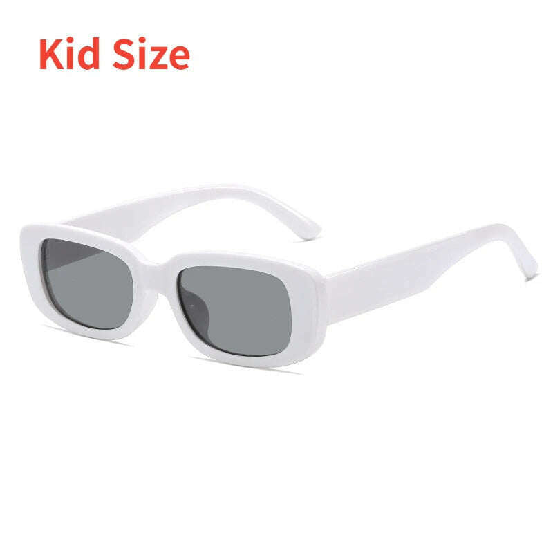 2023 New Retro Small Sunglasses Men's and Women's Fashion Trendy Vintage Popular Square Frame Rectangle Sunglasses UV Protection - KIMLUD