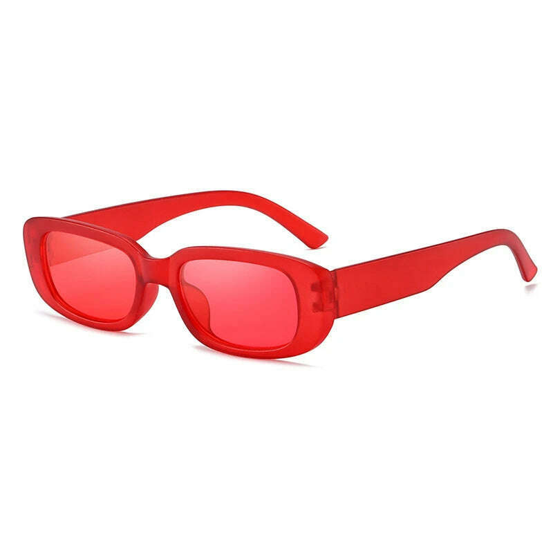 2023 New Retro Small Sunglasses Men's and Women's Fashion Trendy Vintage Popular Square Frame Rectangle Sunglasses UV Protection - KIMLUD