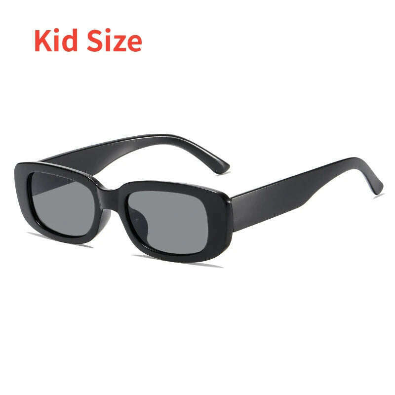 2023 New Retro Small Sunglasses Men's and Women's Fashion Trendy Vintage Popular Square Frame Rectangle Sunglasses UV Protection - KIMLUD