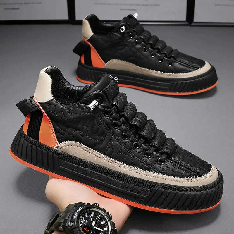 KIMLUD, 2023 New Sport Casual Men Shoes Fashion Design Sneakers Man Platform Comfortable Men Sport Shoes Sneakers Flat Zapatos De Hombre, KIMLUD Womens Clothes
