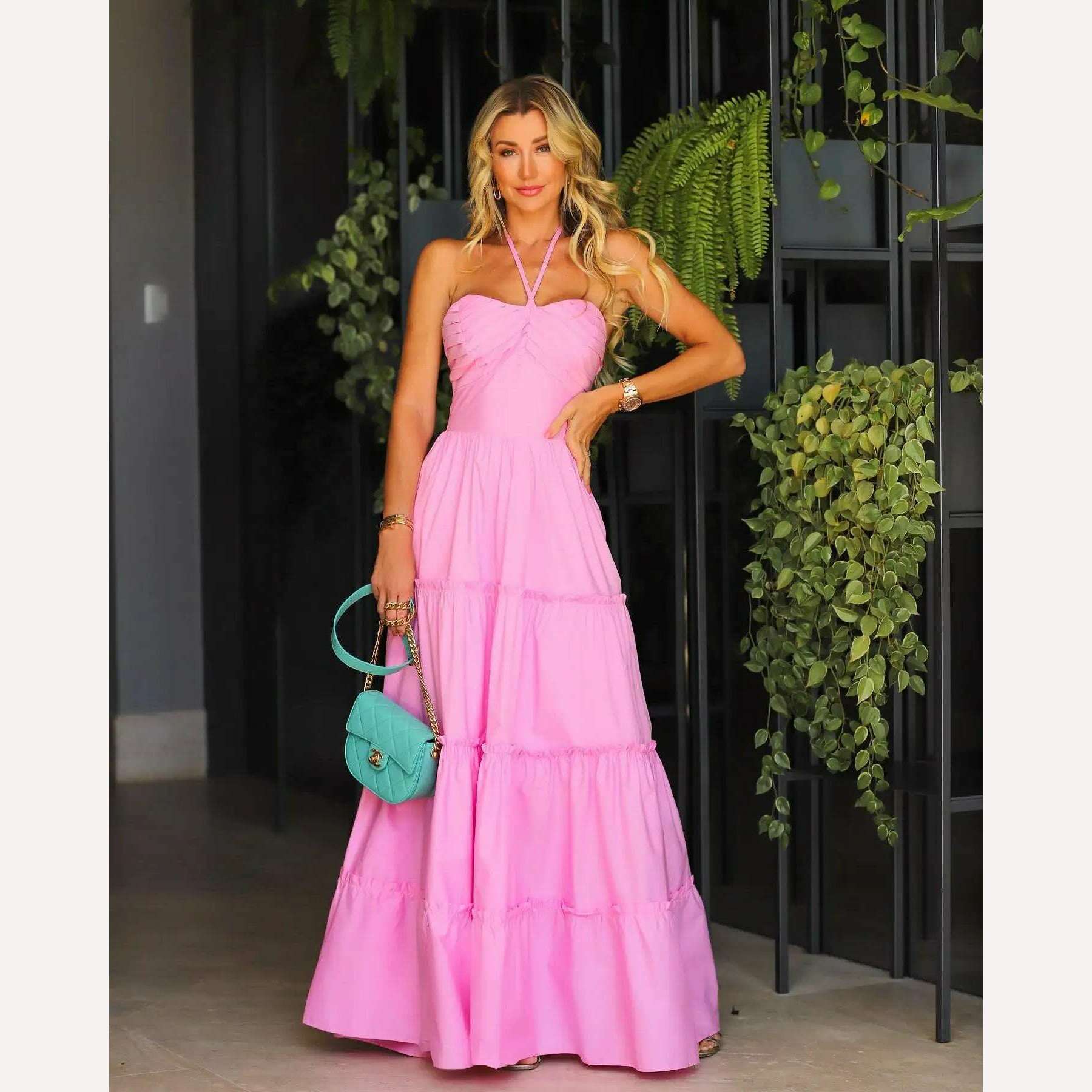 KIMLUD, 2023 Summer New Fashion Women Dresses Elegant Party Female Evening Dress Sexy Women's Clothing Chic Robes, PI23629P1 / S, KIMLUD Women's Clothes