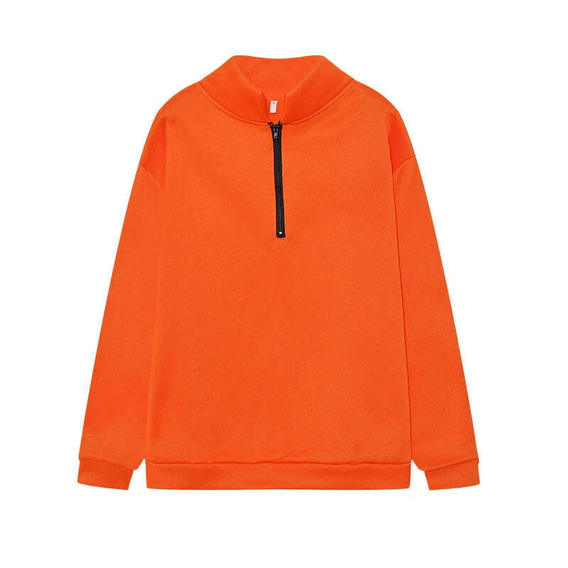 2024 Autumn And Winter New Style Casual Jacket Half Zipper Cover Long Sleeve Sweater Woman - KIMLUD