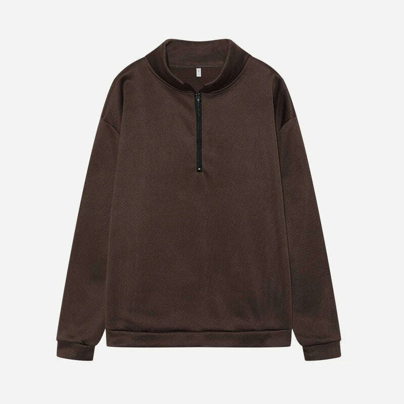 2024 Autumn And Winter New Style Casual Jacket Half Zipper Cover Long Sleeve Sweater Woman - KIMLUD