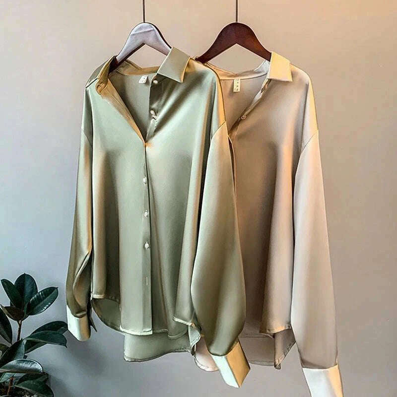 2024Spring Shirt And Blouses New Sweater Cardigans Woman Top Knitted Korean Long Sleeve Lapel Button Elegance Sweet Casual Coats - KIMLUD