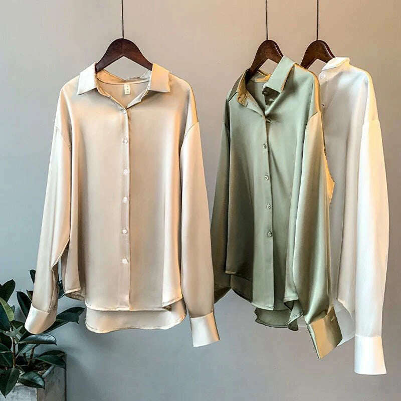 2024Spring Shirt And Blouses New Sweater Cardigans Woman Top Knitted Korean Long Sleeve Lapel Button Elegance Sweet Casual Coats - KIMLUD