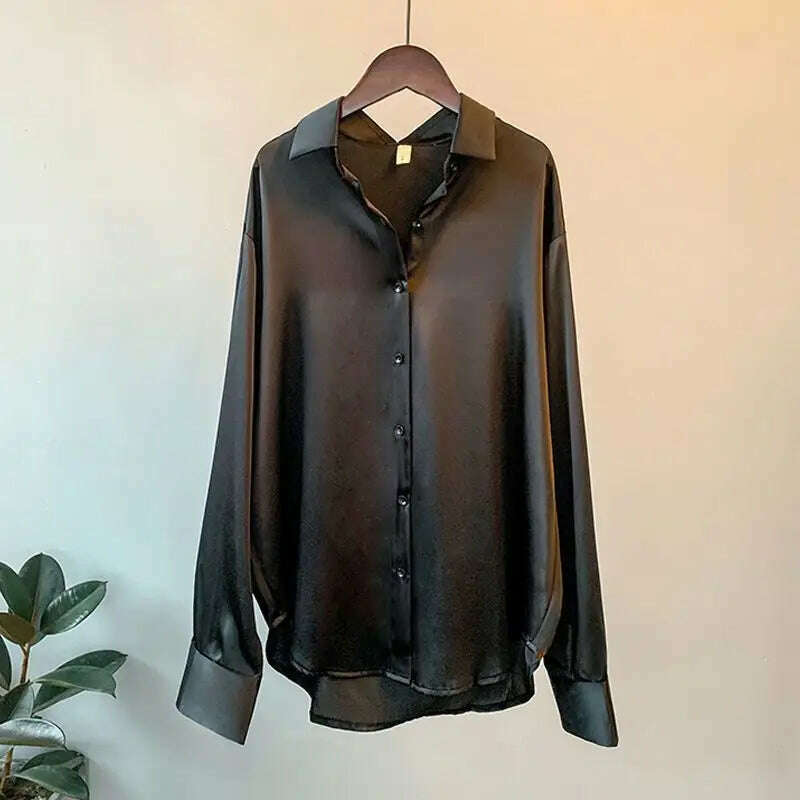 2024Spring Shirt And Blouses New Sweater Cardigans Woman Top Knitted Korean Long Sleeve Lapel Button Elegance Sweet Casual Coats - KIMLUD