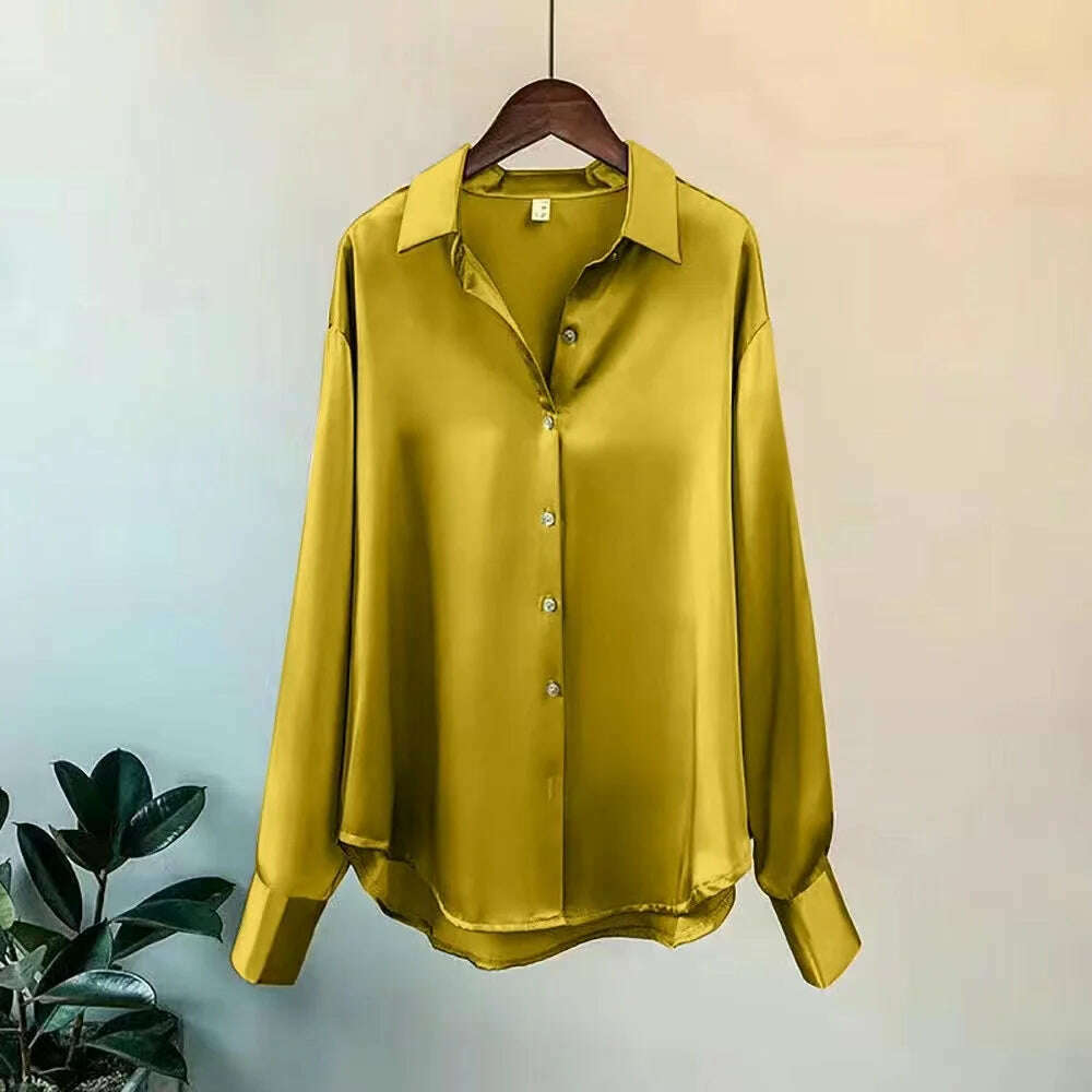 2024Spring Shirt And Blouses New Sweater Cardigans Woman Top Knitted Korean Long Sleeve Lapel Button Elegance Sweet Casual Coats - KIMLUD