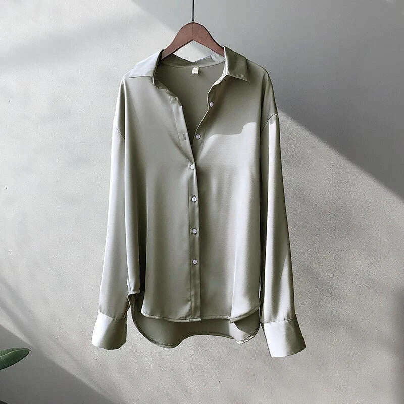 2024Spring Shirt And Blouses New Sweater Cardigans Woman Top Knitted Korean Long Sleeve Lapel Button Elegance Sweet Casual Coats - KIMLUD