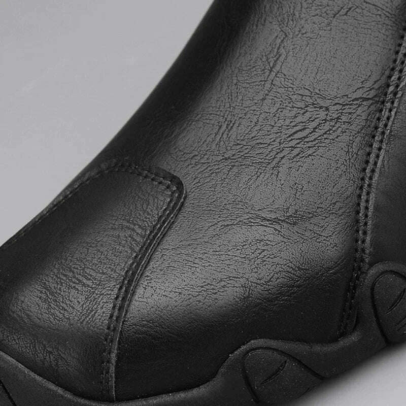 KIMLUD, 2025 New Casual shoe for Men Luxury Round Toe Men Ankle Boots Light Slip on Walking shoe Outdoor Comfor Men High Top Sneakers, KIMLUD Womens Clothes