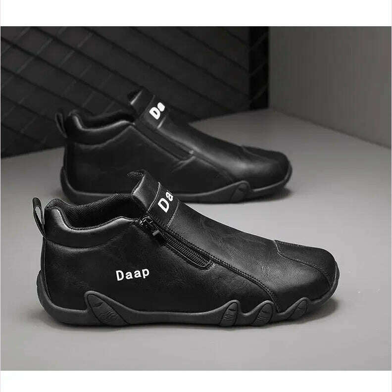 KIMLUD, 2025 New Casual shoe for Men Luxury Round Toe Men Ankle Boots Light Slip on Walking shoe Outdoor Comfor Men High Top Sneakers, KIMLUD Womens Clothes