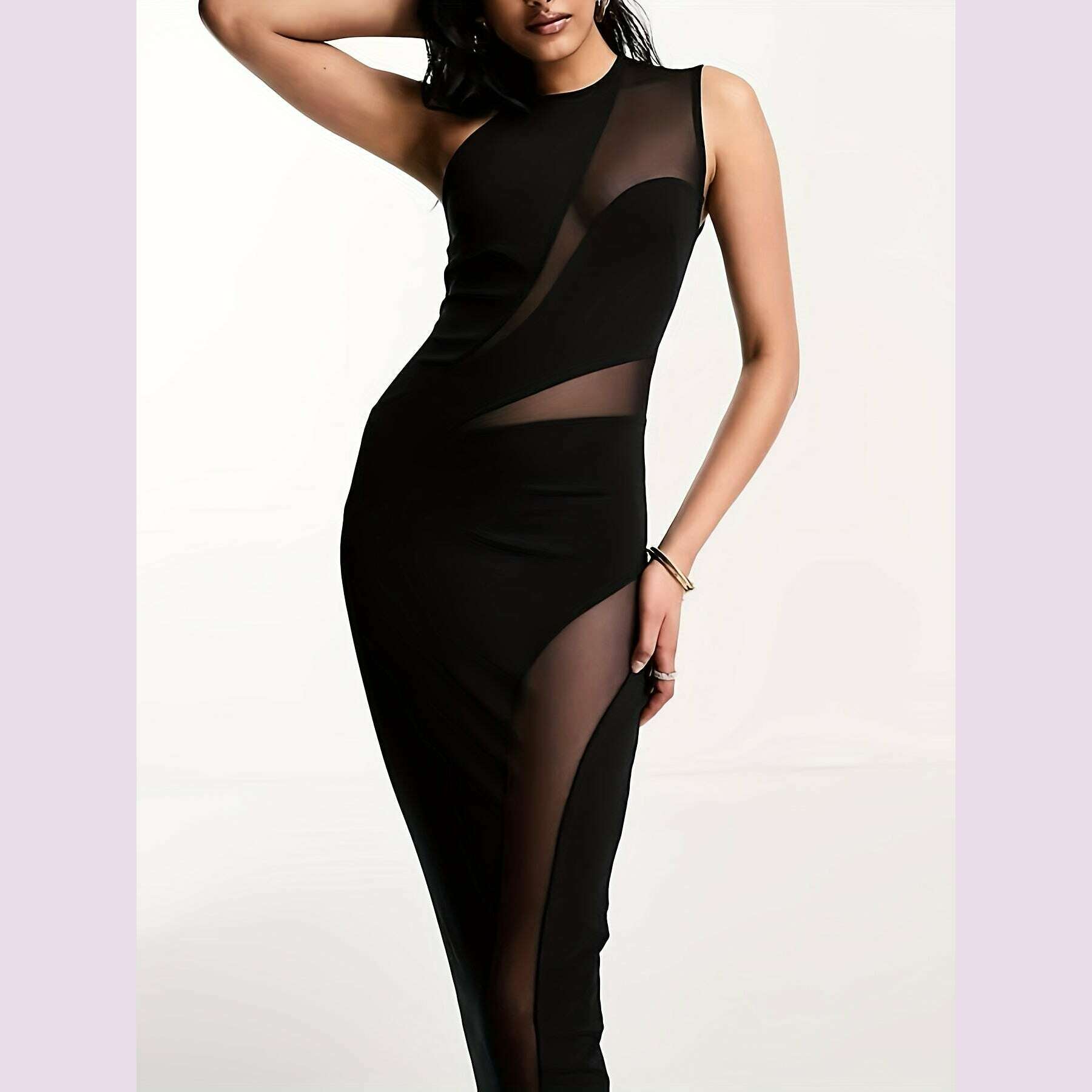 flirty-sheer-mesh-bodycon-dress---sleeveless-slinky-for-springsummer-glam---feminine-elegant-midi-style---womens-fashionkimlud-womens-fashion-34625847
