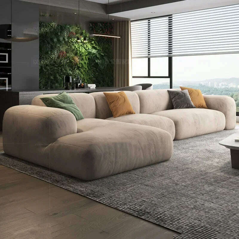 KIMLUD, 3 Seater Modern Living Room Sofa Bed Foam Xxl Couch Adultsl Designer Longue Sofa Armchair Sofa Sala De Estar Interior Decoration, KIMLUD Womens Clothes